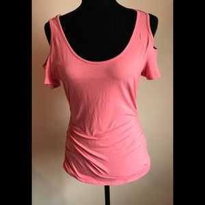 BOSTON PROPER Cold Shoulder Top